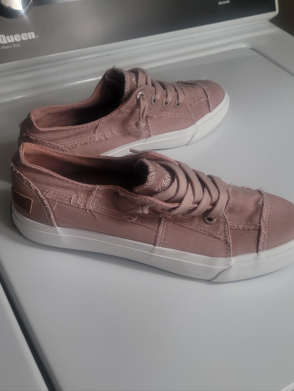 Women's Blush Pink Blowfish Casual Canvas Sneakers